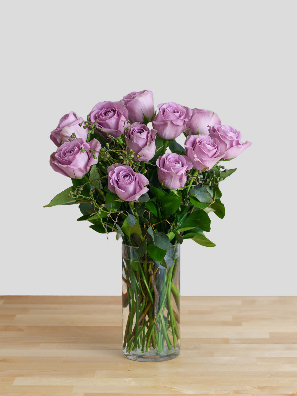 12 Lavender Roses
