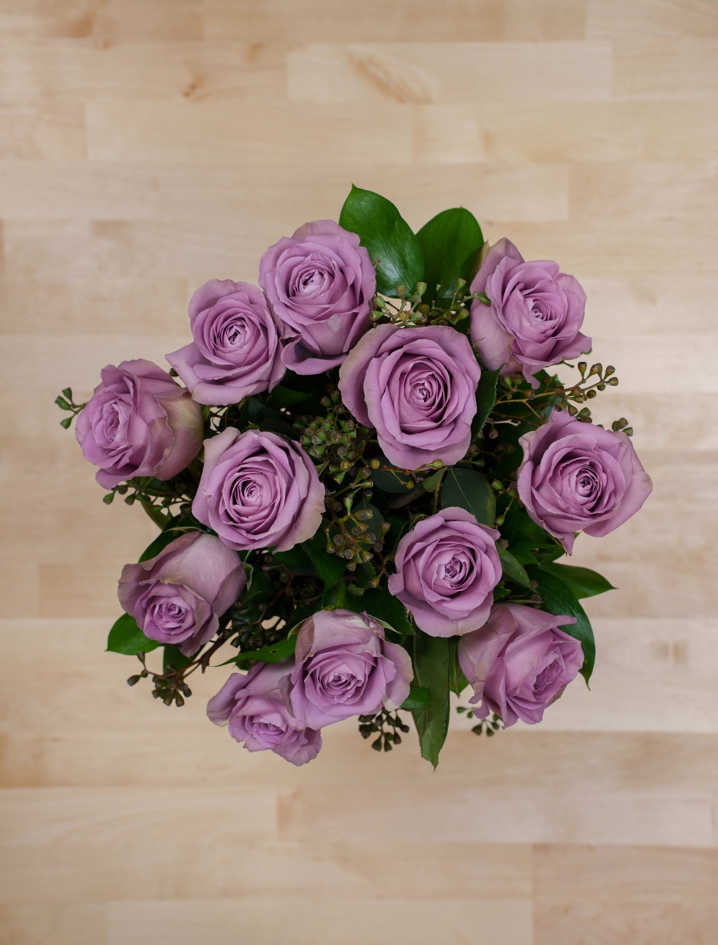 12 Lavender Roses